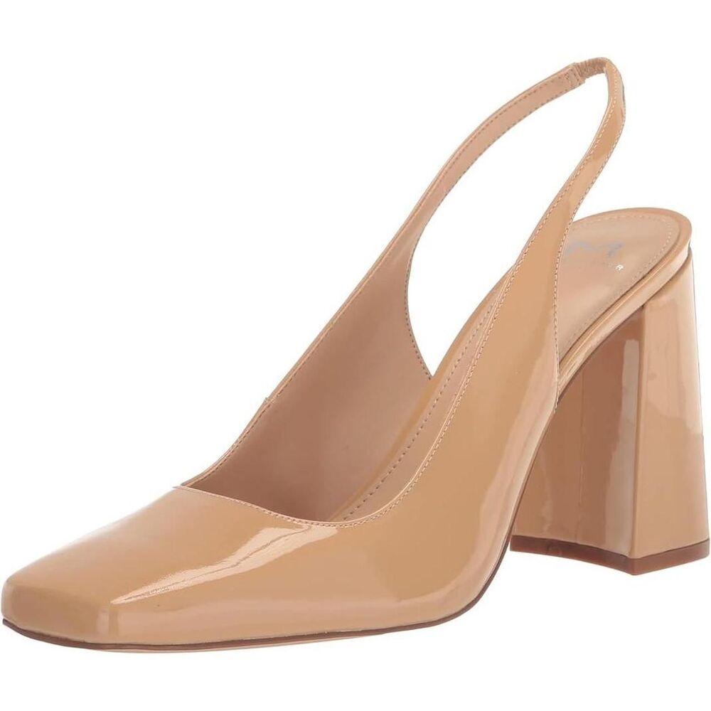 New Marc Fisher Onna slingback dress pumps in Natural Nude Size 9